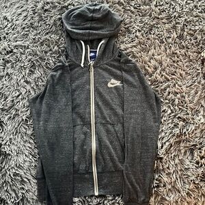 Nike zip up grey size Medium